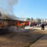 Une vue des manifestations à Béjaïa. D. R.